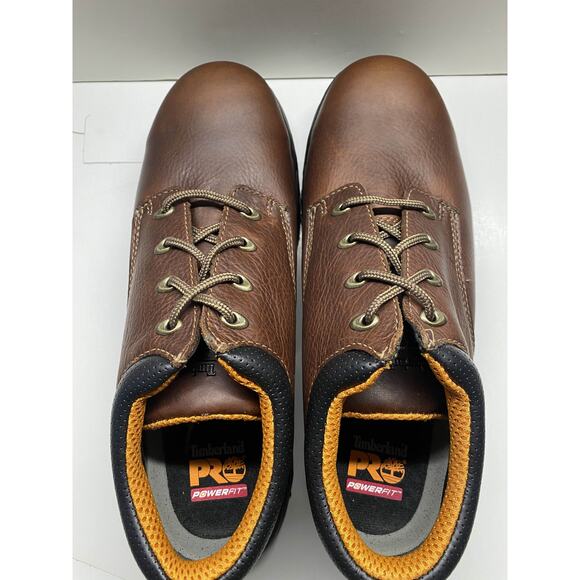 Timberland PRO TITAN Oxford Alloy Safety Toe Brown Men's 11.5M (New, With Box) - Picture 7 of 10